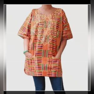 African Print Unisex Dashiki Style Shirt
